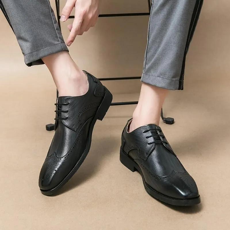 Oxford Shoes for Men New Oxford Shoes for Men Luxury Patent Leather Wedding Shoes Pointed Toe Dress Shoes Classic Derbies