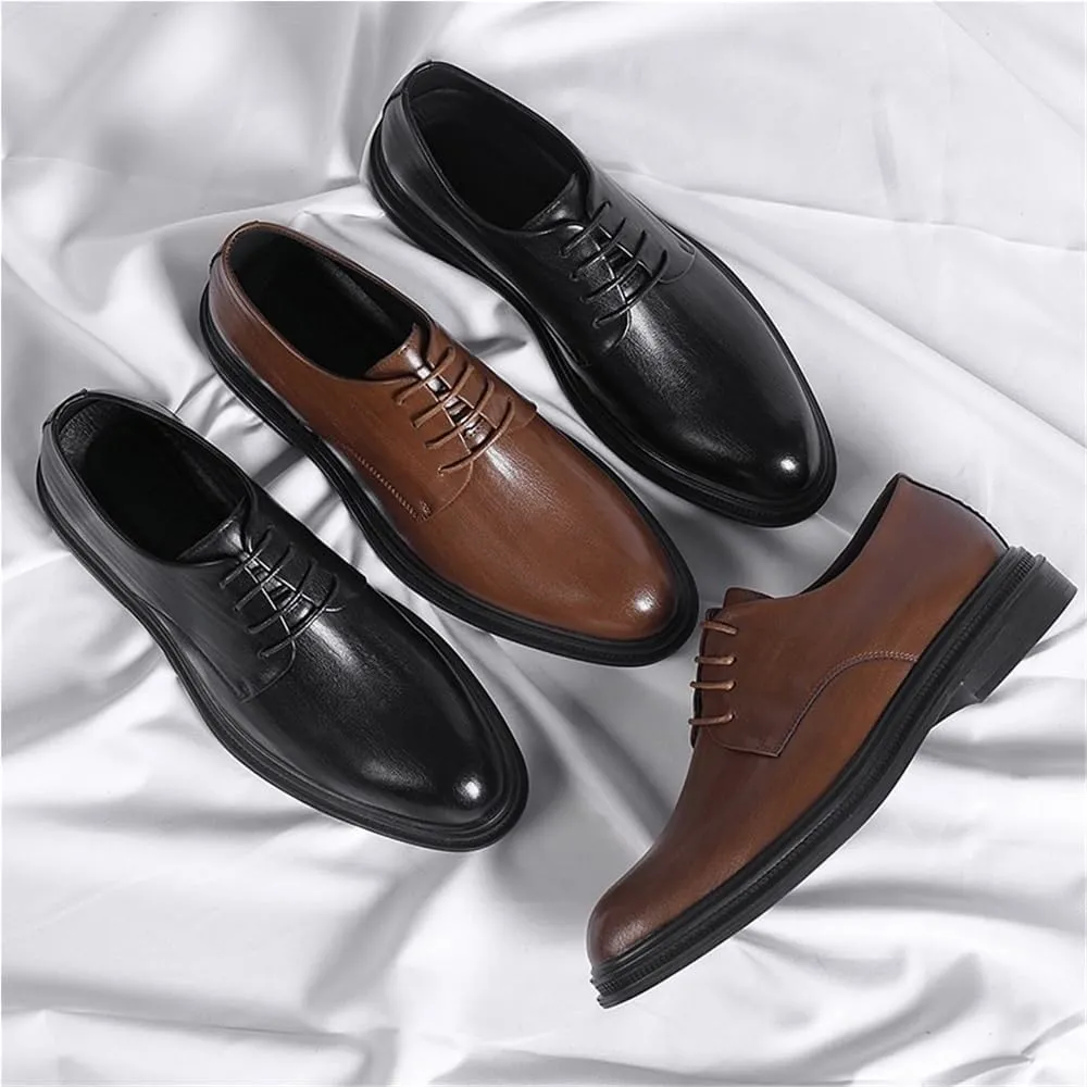 Oxfords Classic Casual Shoes Cap Toe Dress Shoes for Wedding