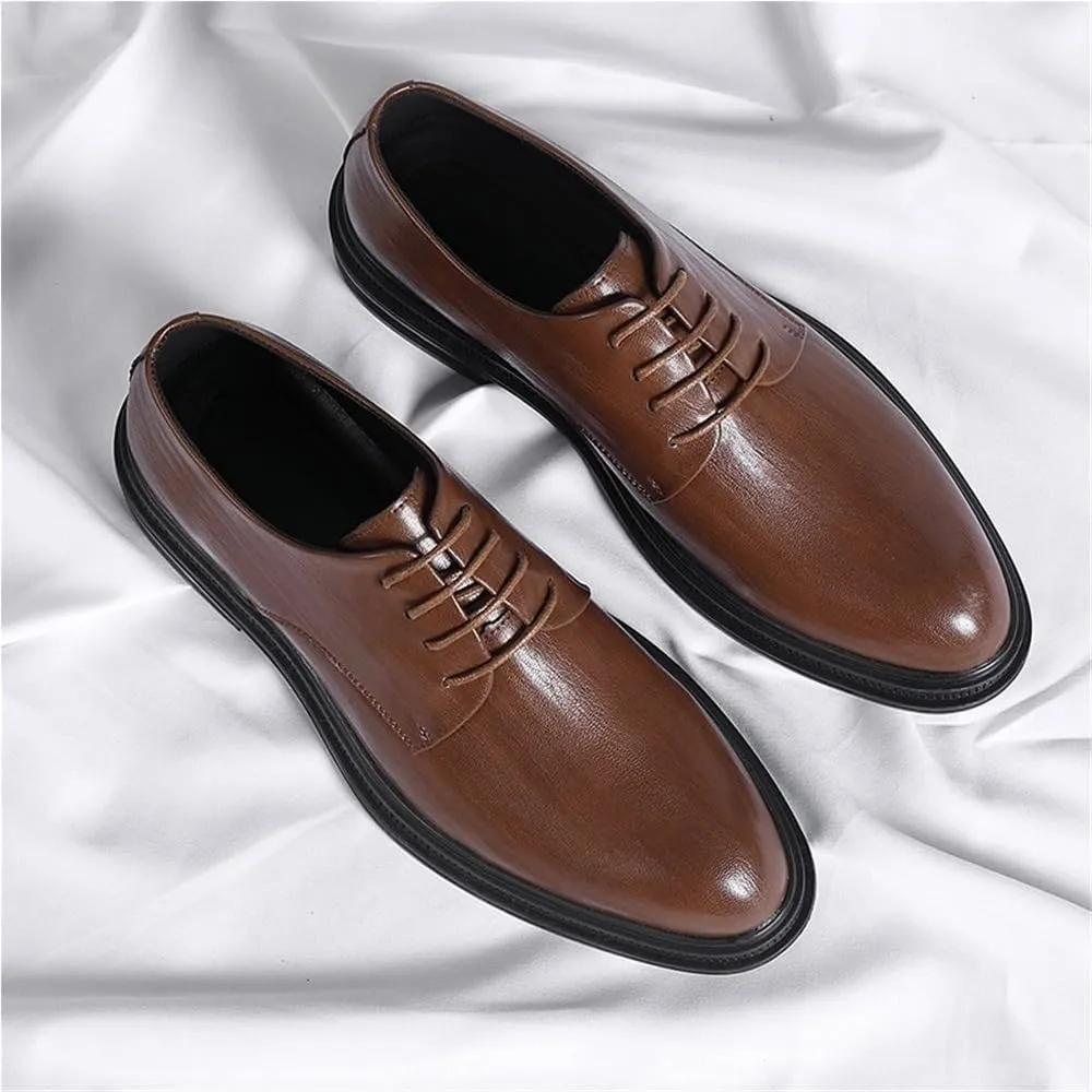 Oxfords Classic Casual Shoes Cap Toe Dress Shoes for Wedding