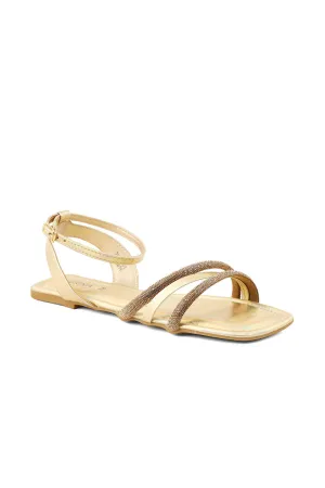 Party Wear Sandal I23696-Golden