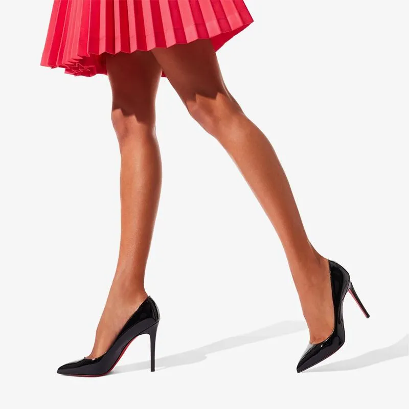Patent Leather Stiletto Pumps 100mm