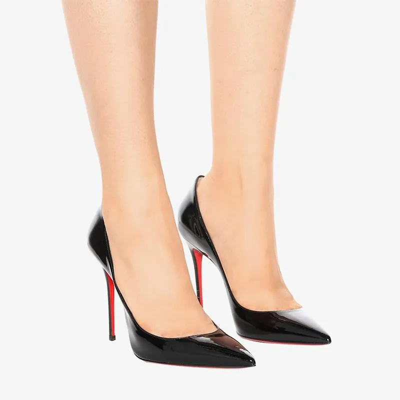 Patent Leather Stiletto Pumps 100mm
