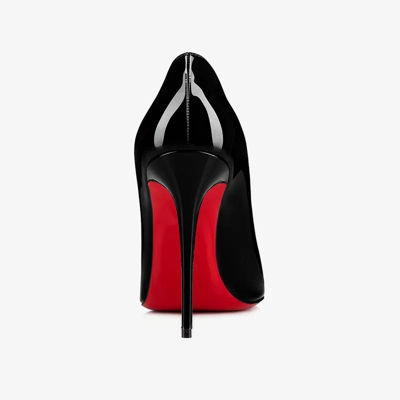 Patent Leather Stiletto Pumps 100mm