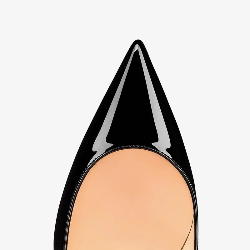 Patent Leather Stiletto Pumps 100mm