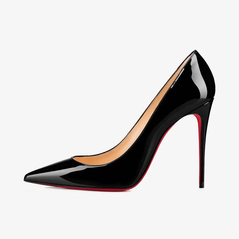Patent Leather Stiletto Pumps 100mm
