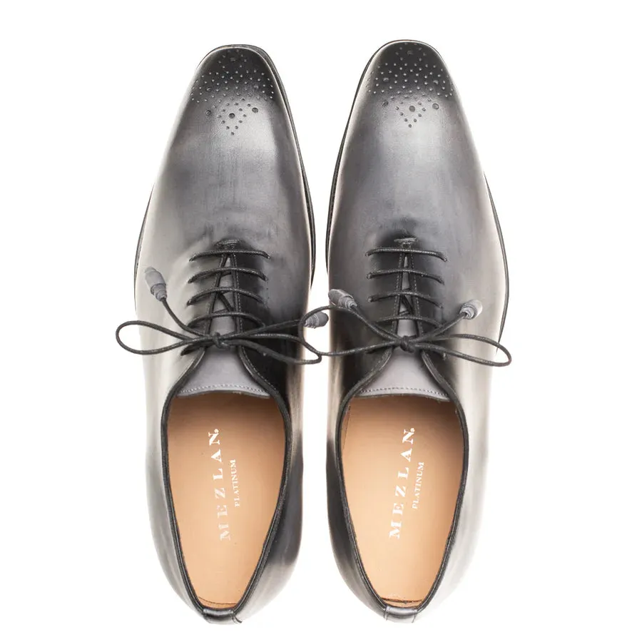 Patina Wholecut Oxford-Dark Grey | Mezlan