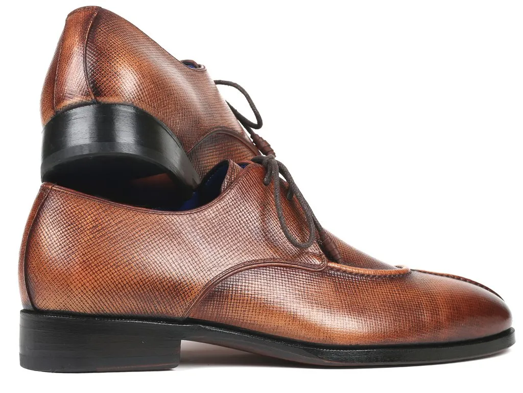 Paul Parkman Split Toe Men's Brown Derby Shoes