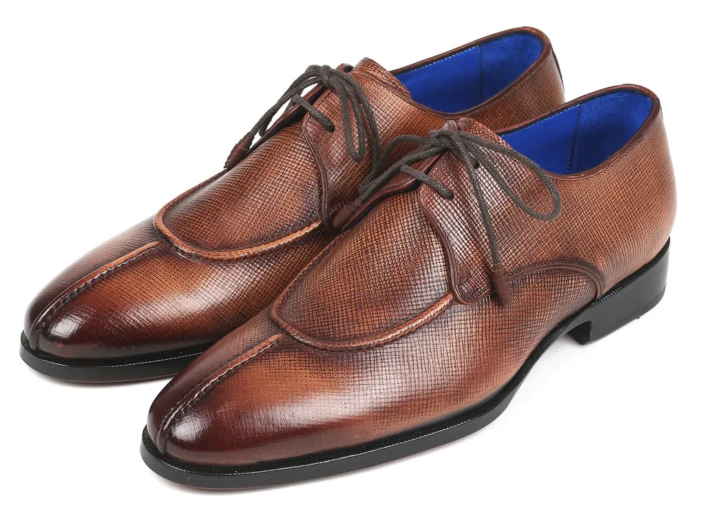 Paul Parkman Split Toe Men's Brown Derby Shoes
