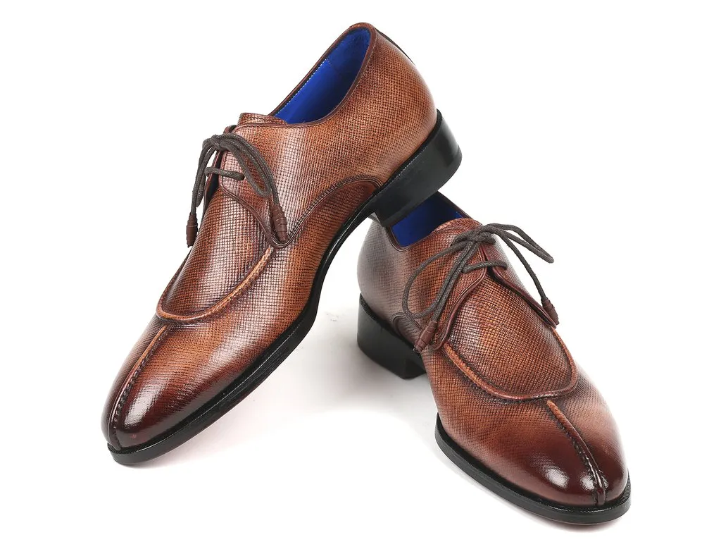 Paul Parkman Split Toe Men's Brown Derby Shoes