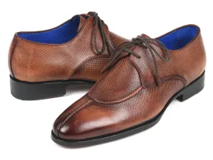 Paul Parkman Split Toe Men's Brown Derby Shoes