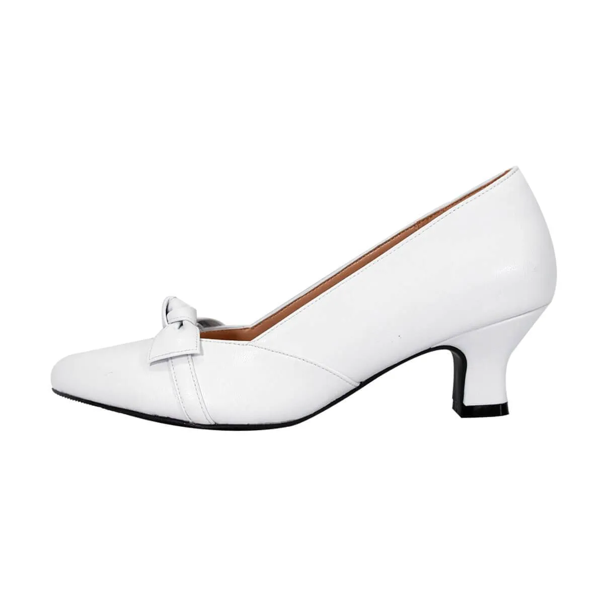 PEERAGE Belle Women's Wide Width Leather Dress Pumps