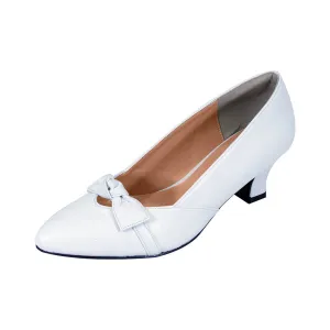 PEERAGE Belle Women's Wide Width Leather Dress Pumps