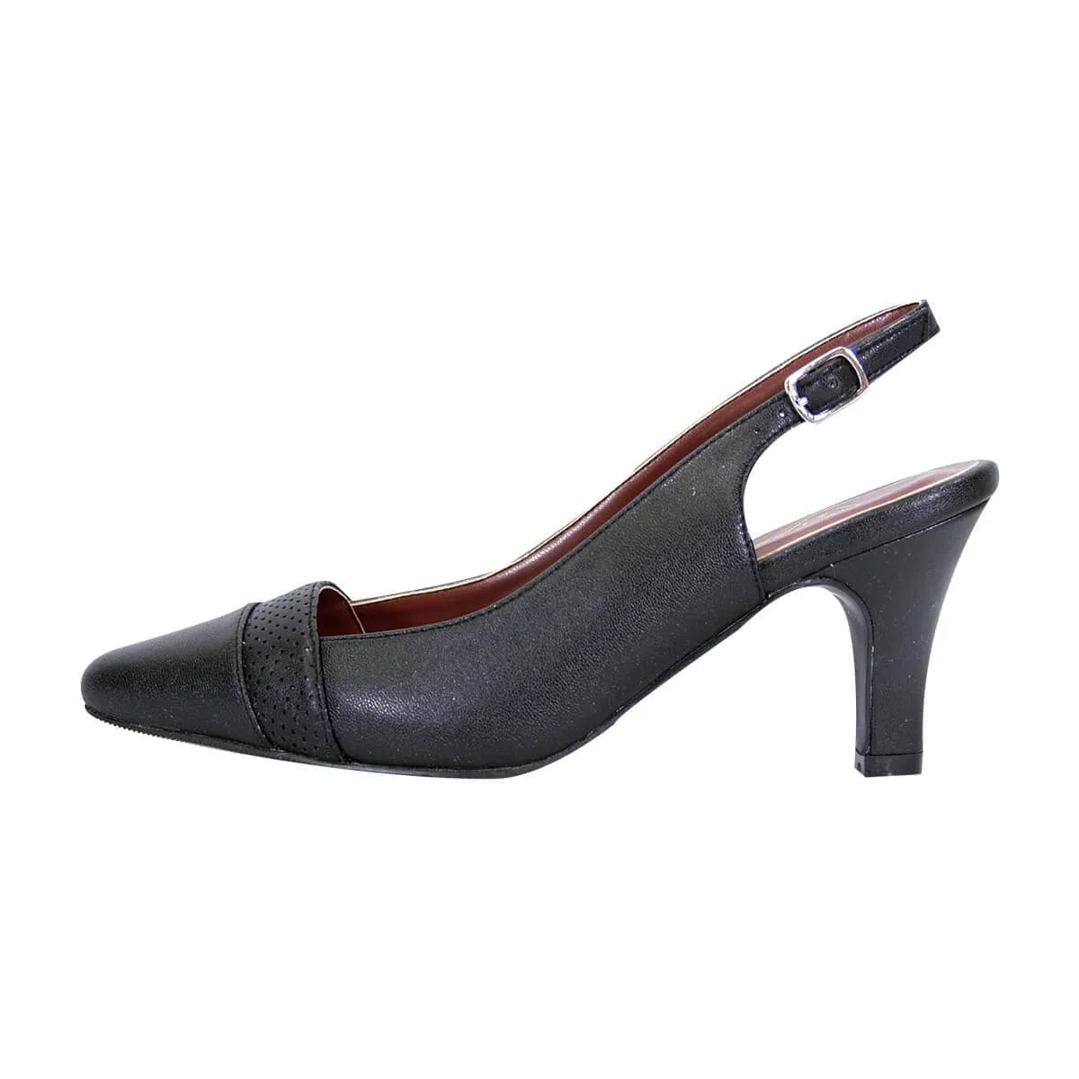 PEERAGE Candy Women's Wide Width Leather Pumps