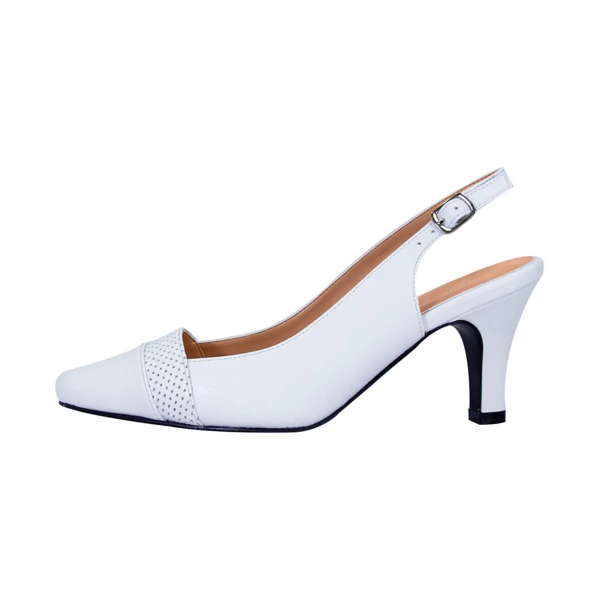 PEERAGE Candy Women's Wide Width Leather Pumps