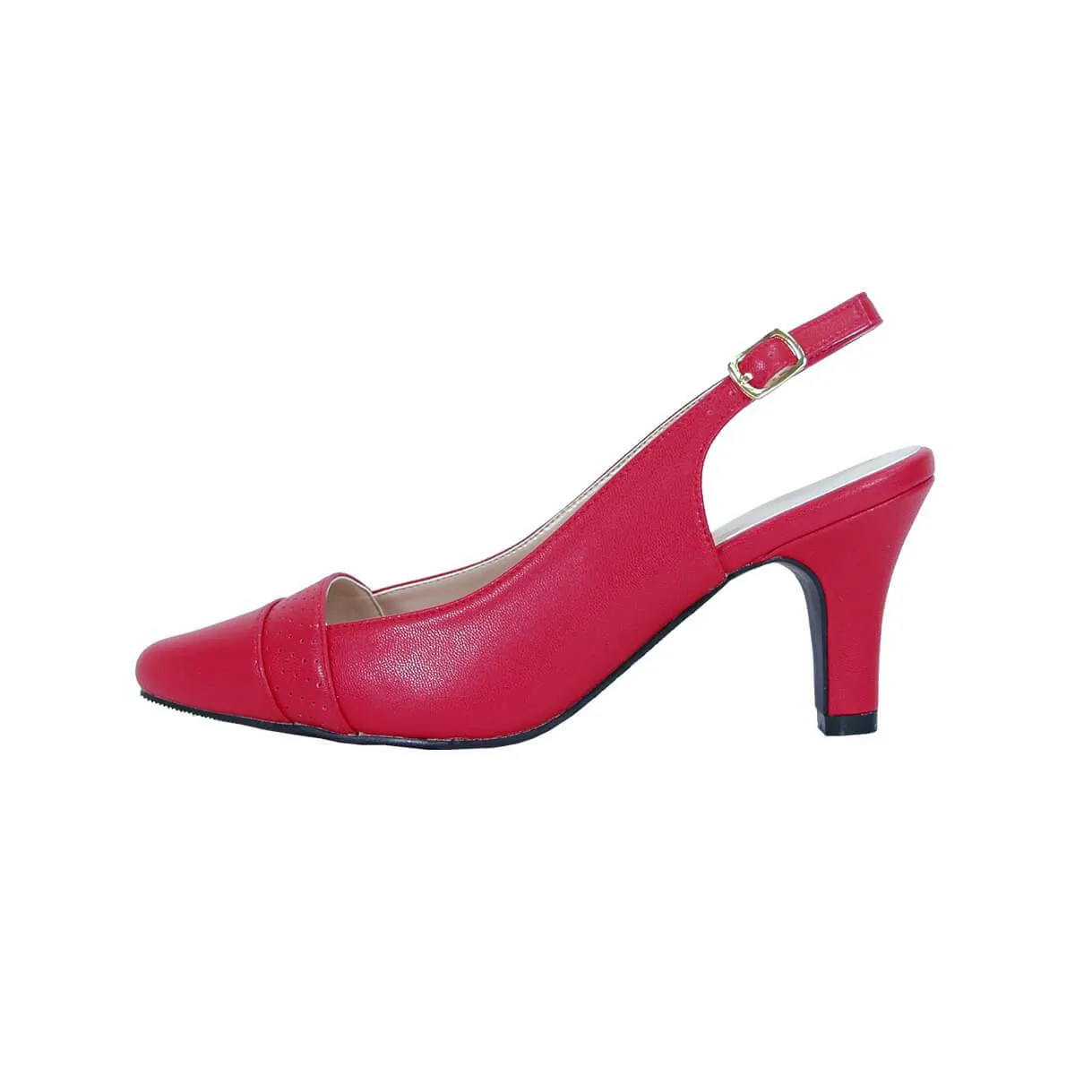 PEERAGE Candy Women's Wide Width Leather Pumps