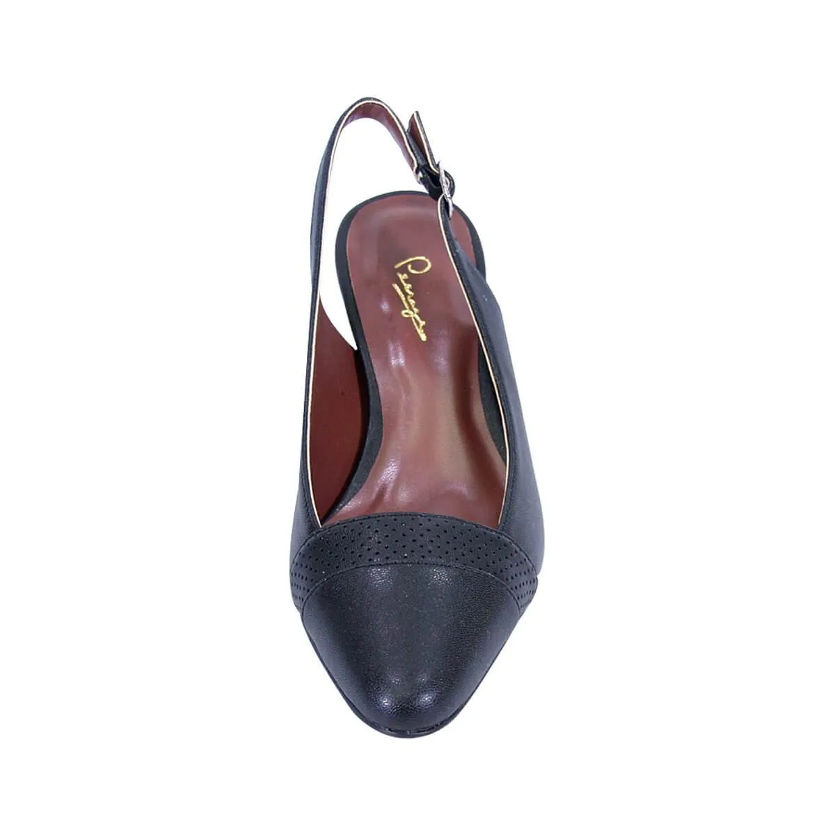 PEERAGE Candy Women's Wide Width Leather Pumps