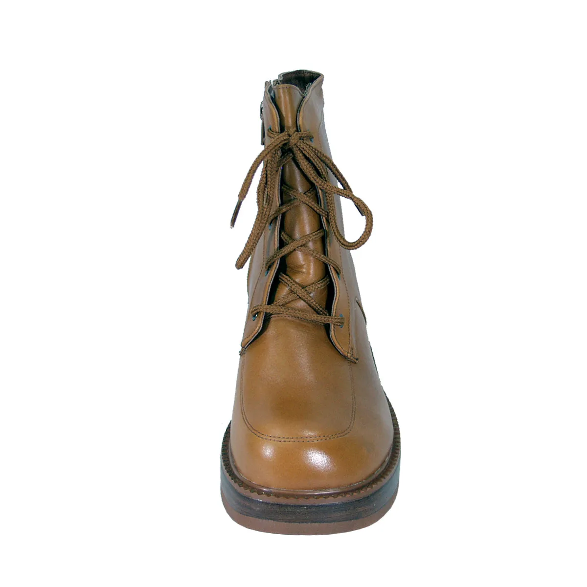PEERAGE Pauly Men's Medium Width Leather Ankle Boots with Zipper