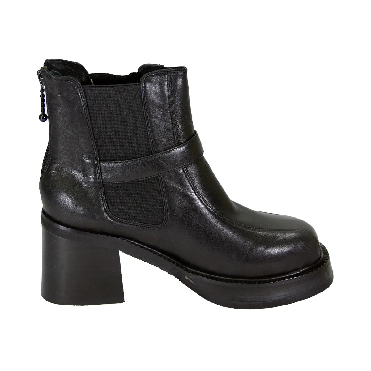 PEERAGE Ricky Men's Medium Width Leather Ankle Boots