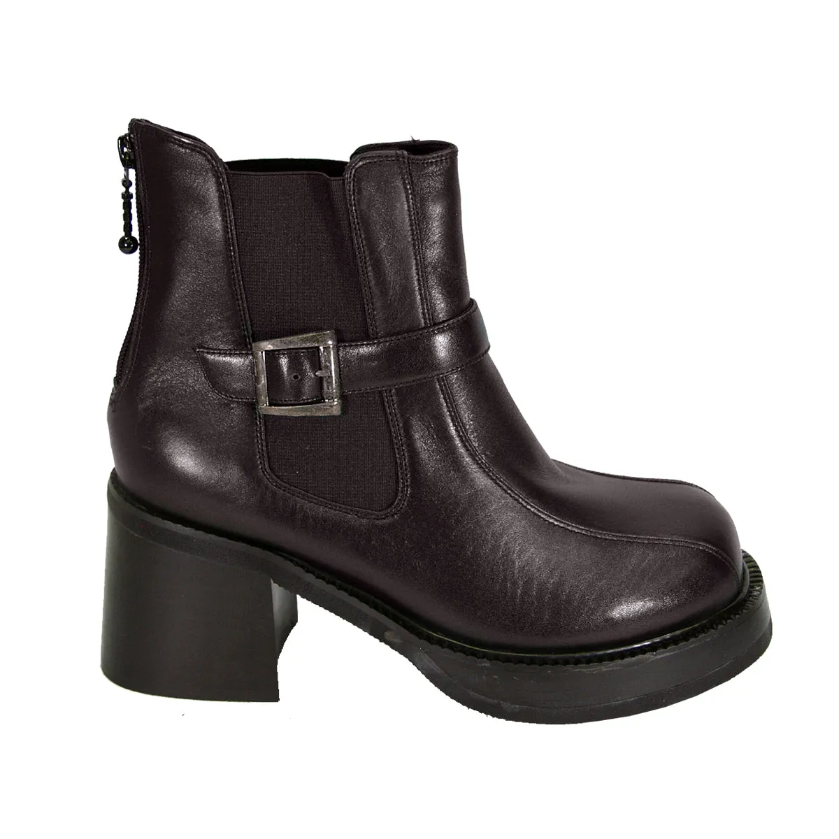 PEERAGE Ricky Men's Medium Width Leather Ankle Boots