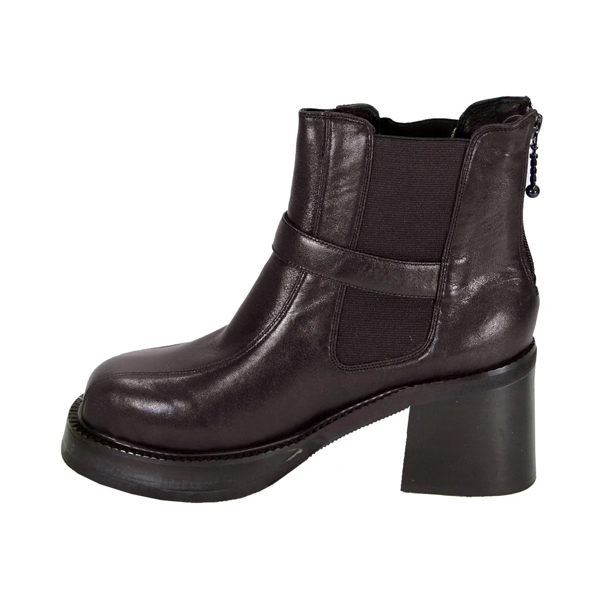 PEERAGE Ricky Men's Medium Width Leather Ankle Boots