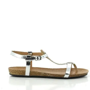 Plakton 575713 Silver Slingback Sandals