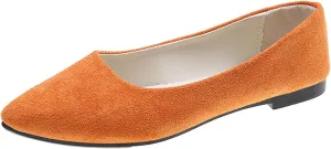 Pointed Toe Flats For Women Dressy Shoes Comfortable Slip On Ballerina Walking Ballet Casual Work Office Shoes