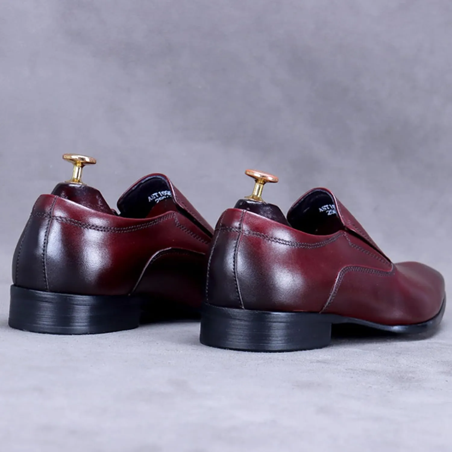 Pointed Toe Genuine Leather Shoes for Men, Slip-on Formal Dress Shoe Driving Shoes Casual Leather Shoes