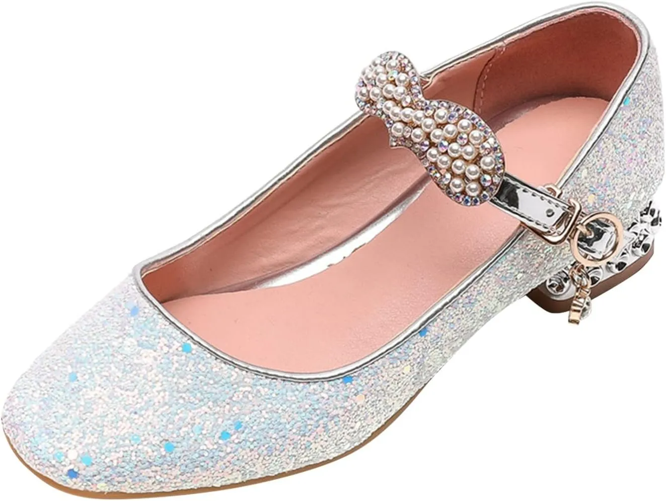 Princess Costumes Shoes, Cosplay Birthday Party Dress Up Sandals for Girls, Toddler or Kids