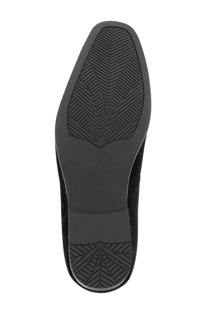 "Throne" Black Tuxedo Shoes