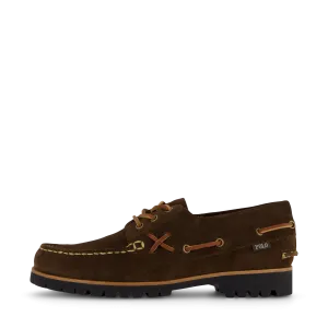 Ranger Suede Boat Shoe Chocolate Brown
