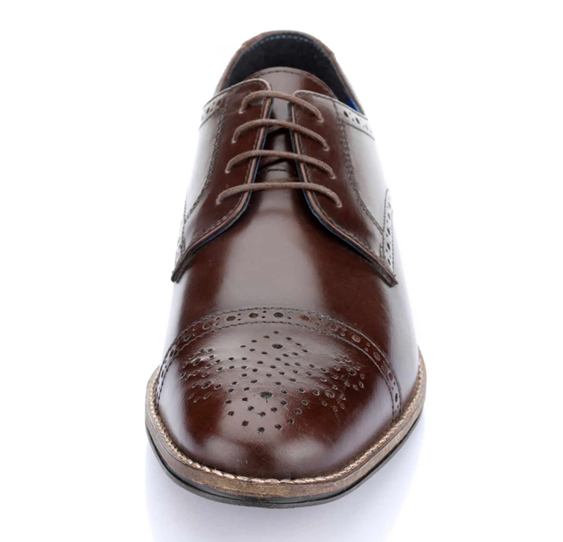 Red Tape Crick Claydon Mens Leather Lace Up Brogue Formal Shoes