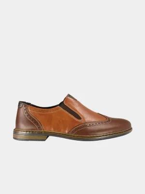 Rieker 13473 Men's Slip On Leather Shoes