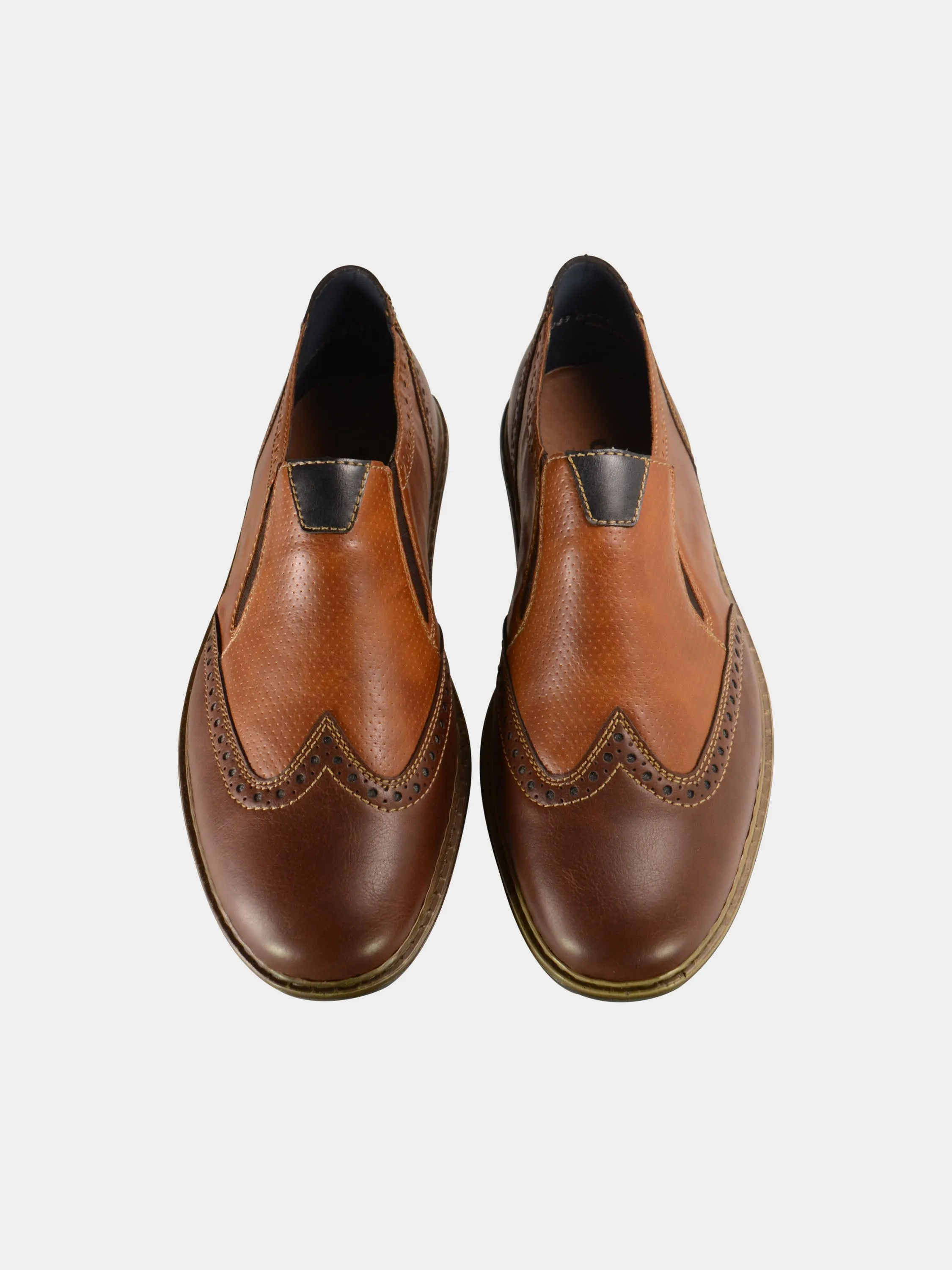 Rieker 13473 Men's Slip On Leather Shoes