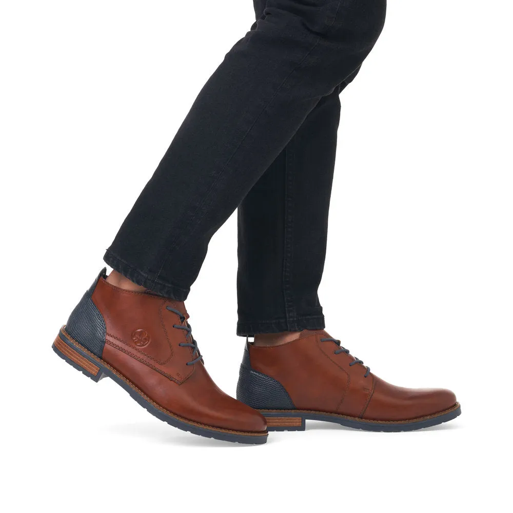 Rieker Men's Leather Lace Up Chukka Boot