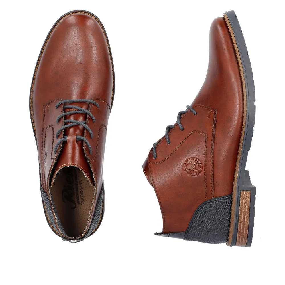 Rieker Men's Leather Lace Up Chukka Boot
