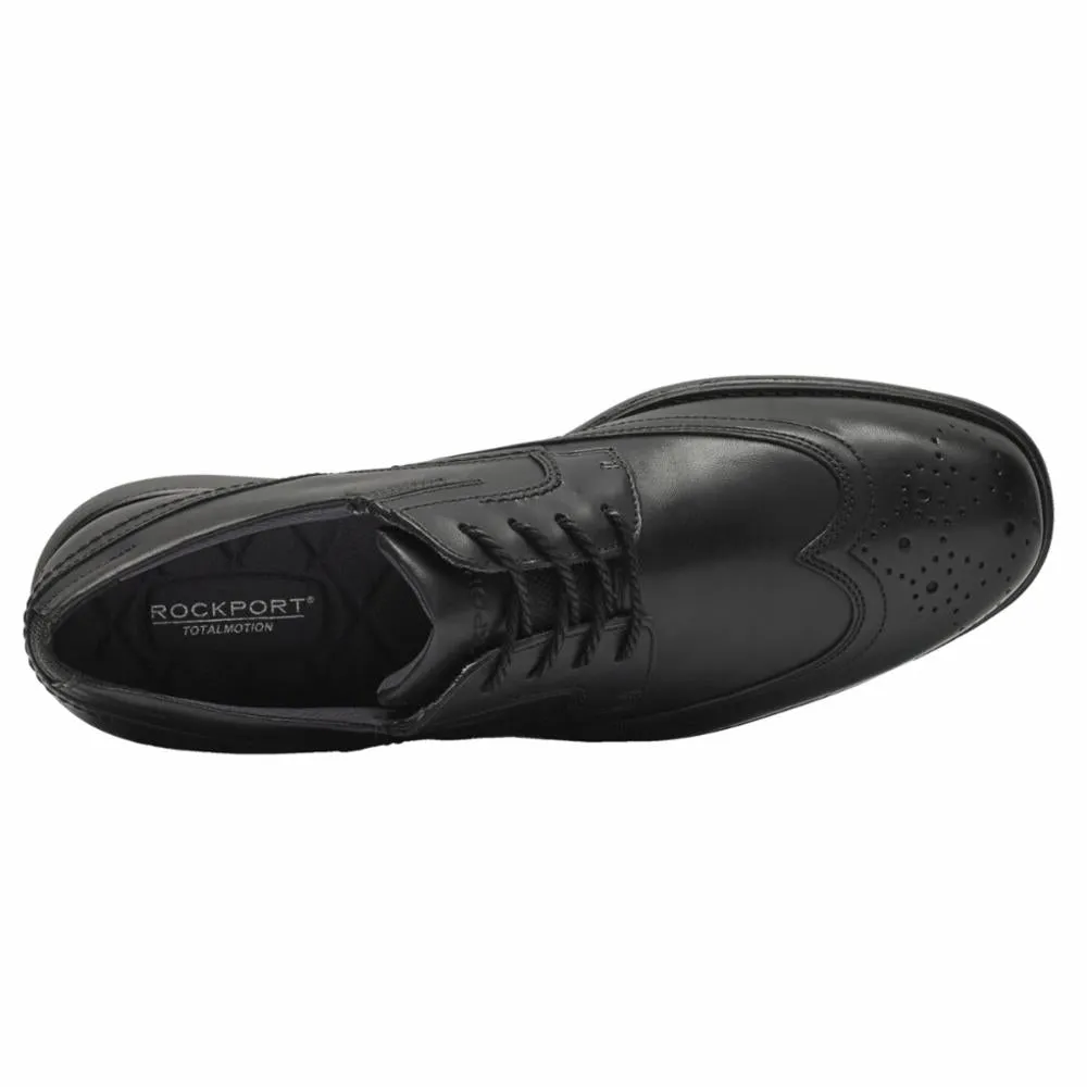 Rockport Men TOTAL MOTION SPORT DRESS WING TIP BLACK