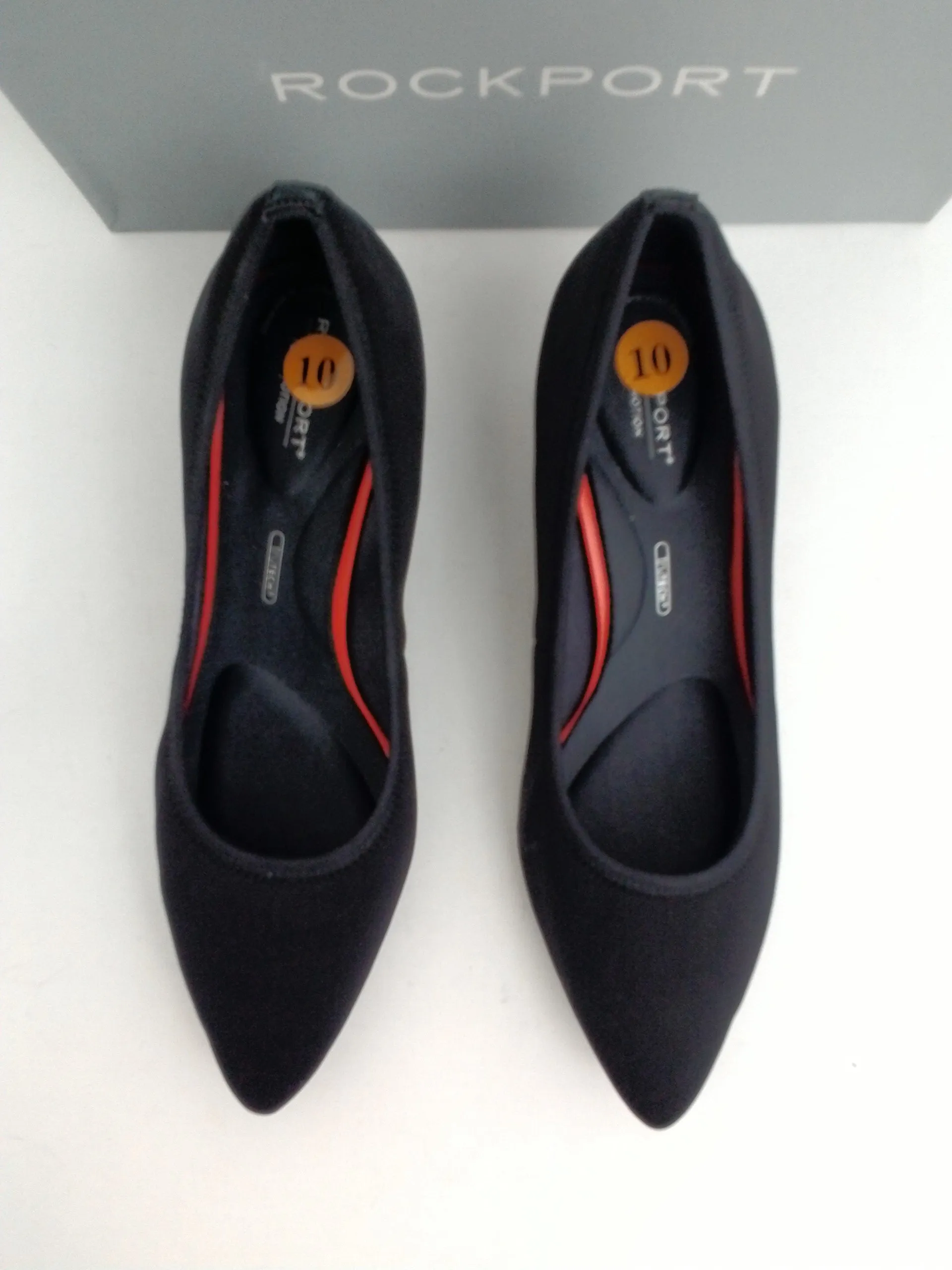 Rockport Women's Black Pointed Toe Heels Size 10 M