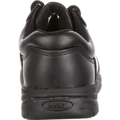 Rocky Men's Slipstop 911 4" Soft Toe WP Oxford Duty Shoe- Black- FQ0002034