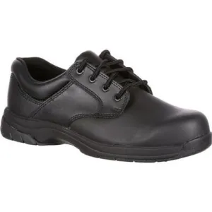 Rocky Men's Slipstop 911 4" Soft Toe WP Oxford Duty Shoe- Black- FQ0002034