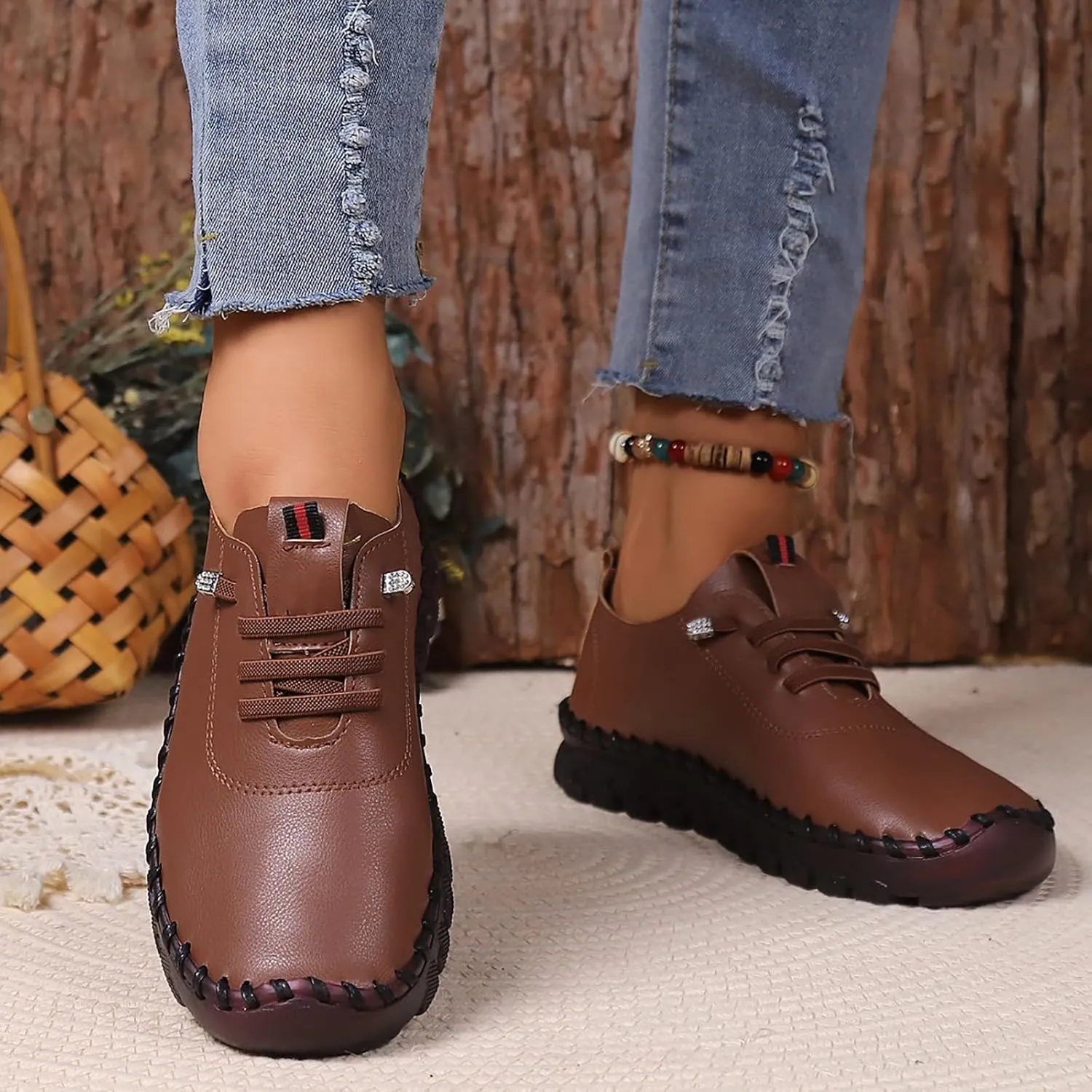 Running Shoes for Women Slip On Sneakers Men Mens Loafers Casual Slip On Comfy Soft Cover Heel Christmas Dress Shoes for Women Women's Wide Loafers