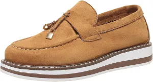 SACFOF Womens Loafers Shoes Platform Chunky Penny Loafer Lug Sole Comfortable Slip On Work Office Business Casual Dress Shoes
