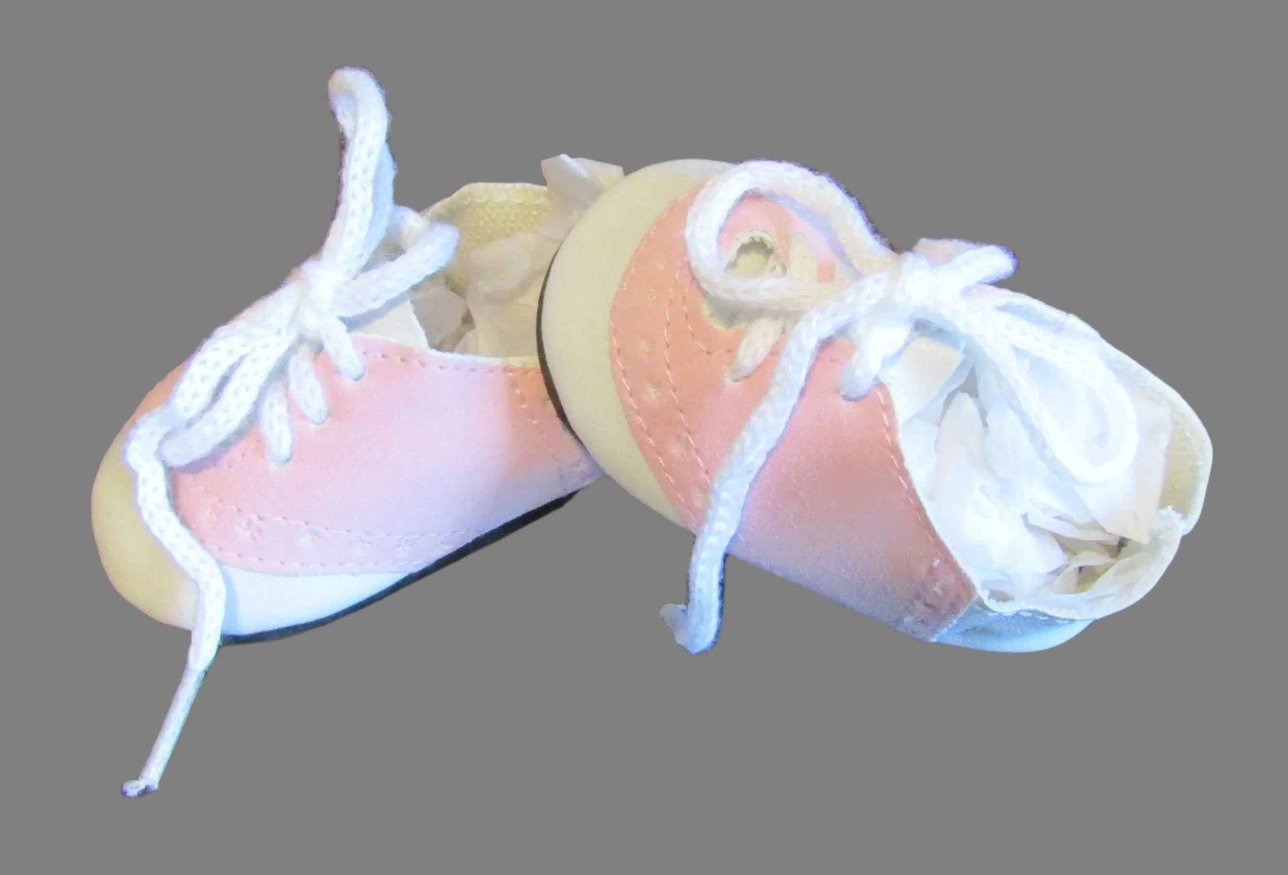 Saddle Oxford Shoes 18 & 15 inch Doll: Pink & White