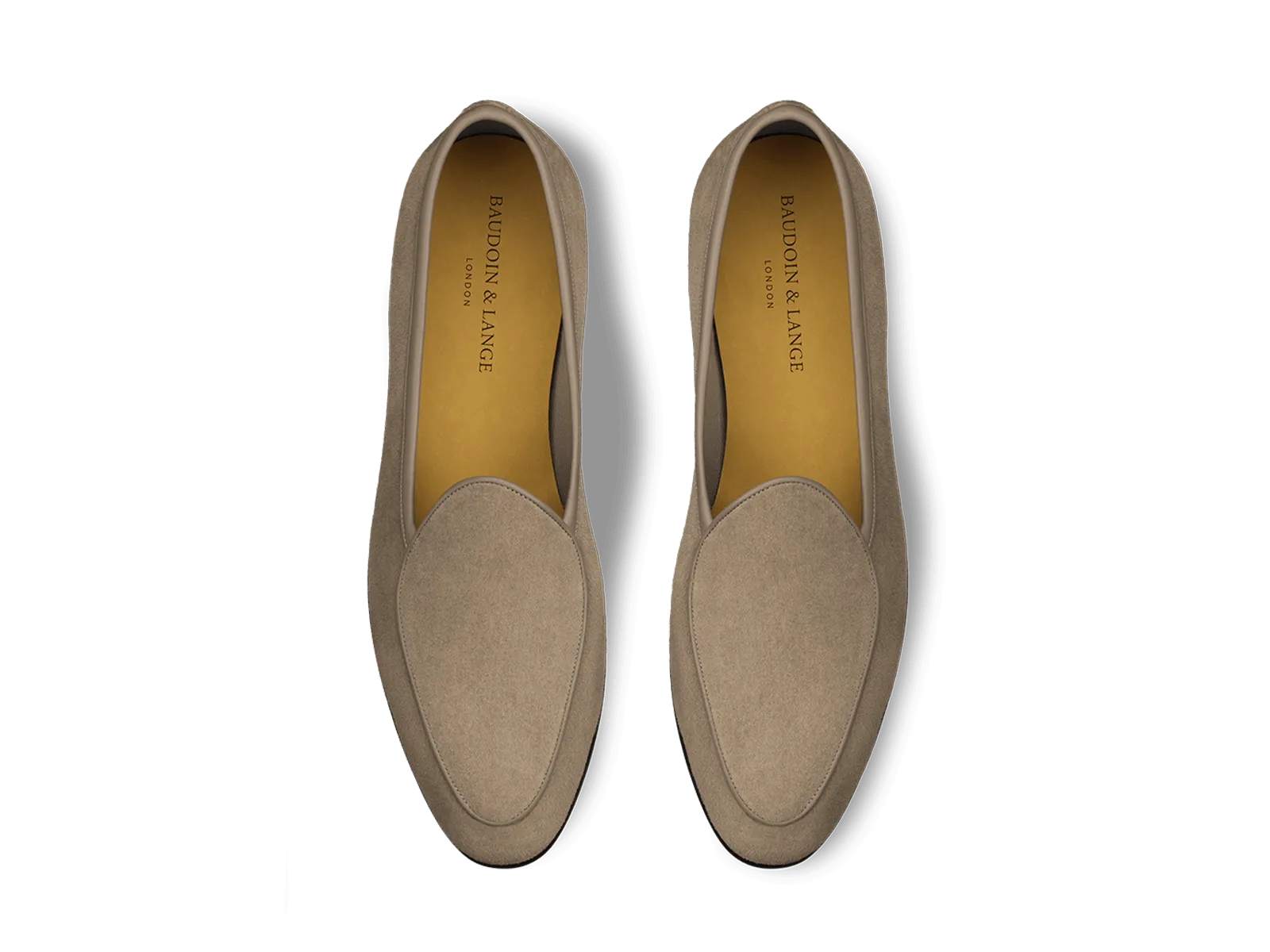 Sagan Classic Loafers in Greige Asteria Suede