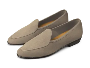 Sagan Classic Loafers in Greige Asteria Suede
