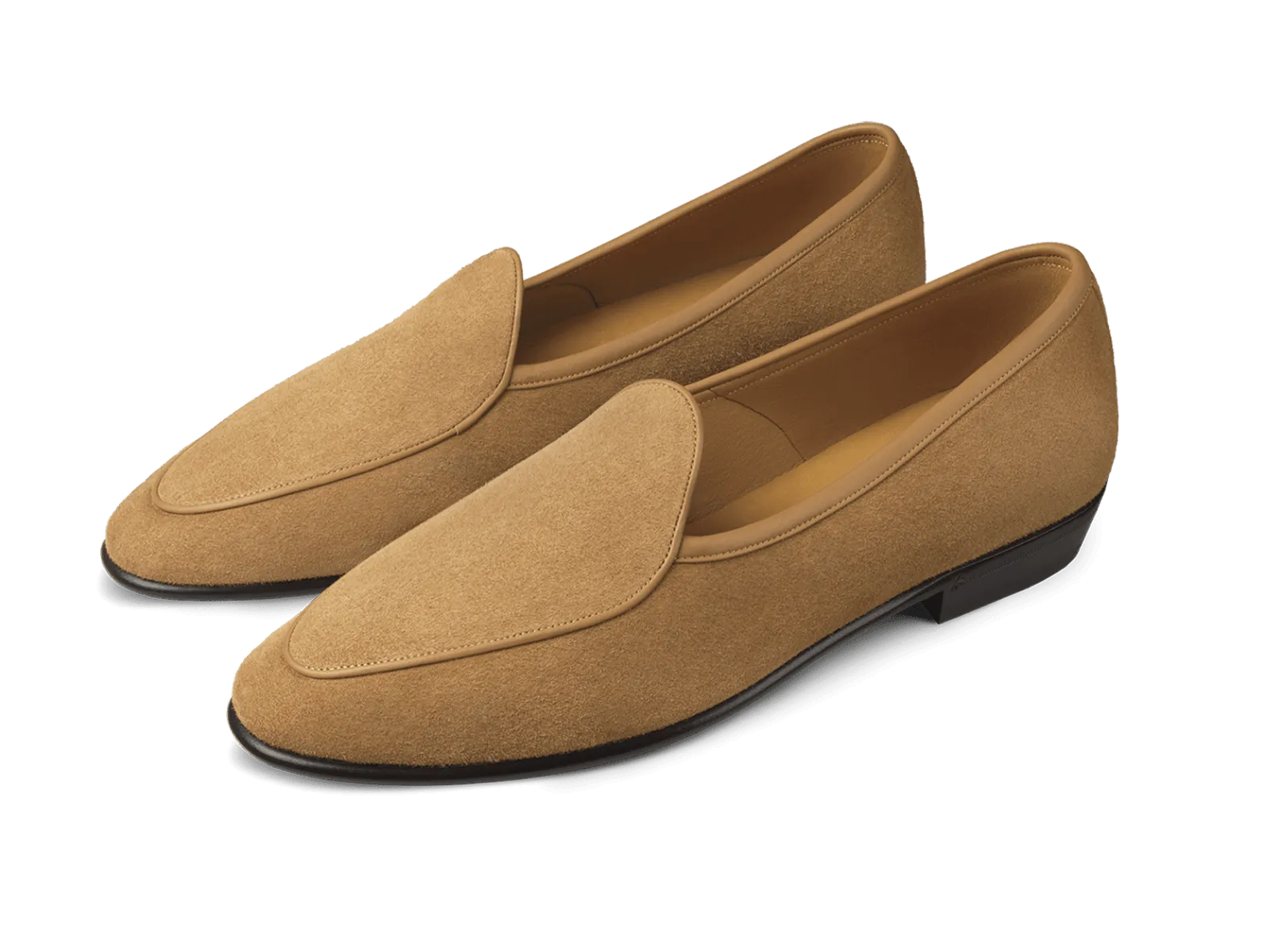 Sagan Classic Loafers in Sahara Asteria Suede with Leather Sole