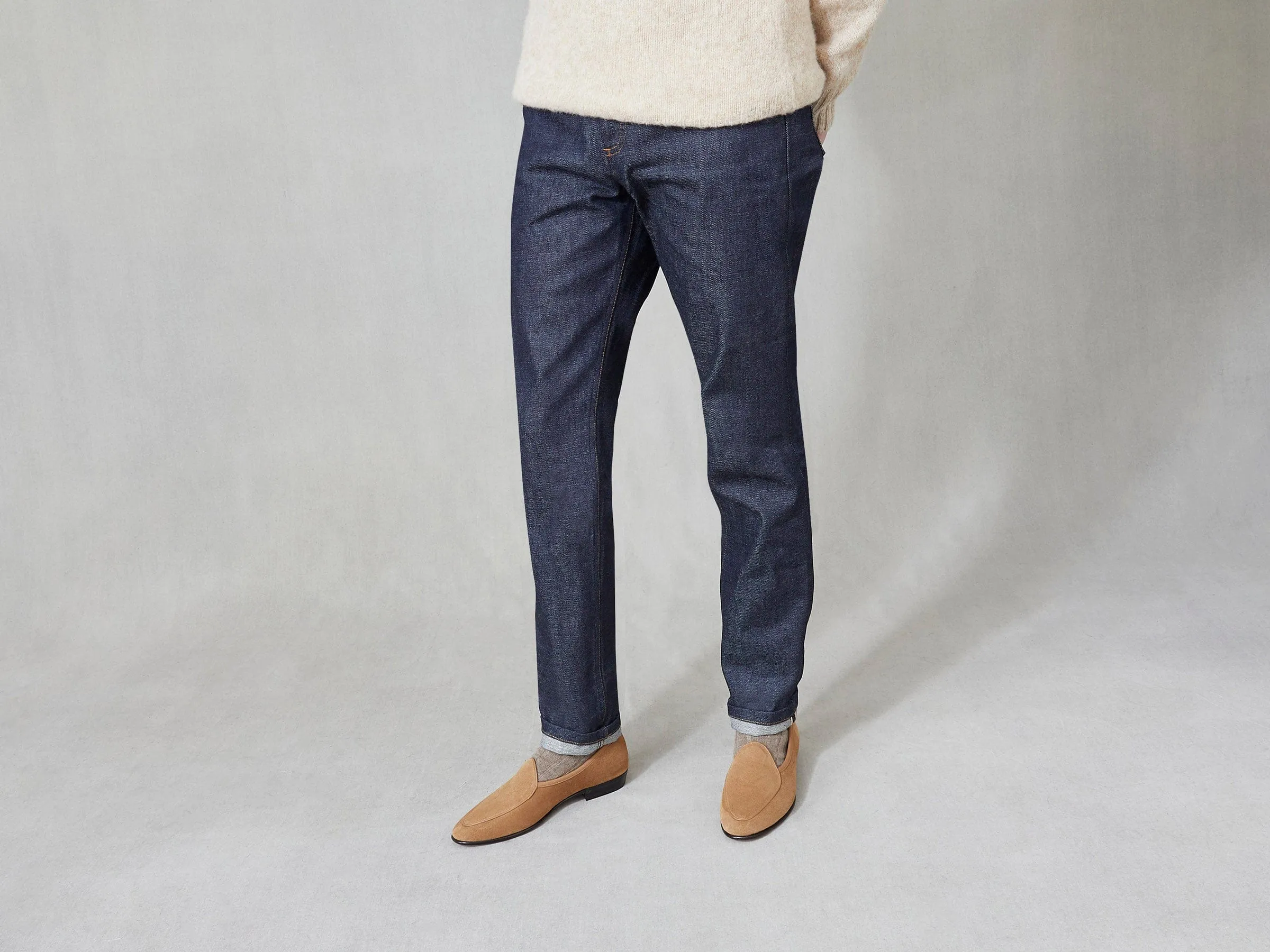 Sagan Classic Loafers in Sahara Asteria Suede with Leather Sole