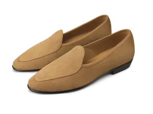 Sagan Classic Loafers in Sahara Asteria Suede with Leather Sole