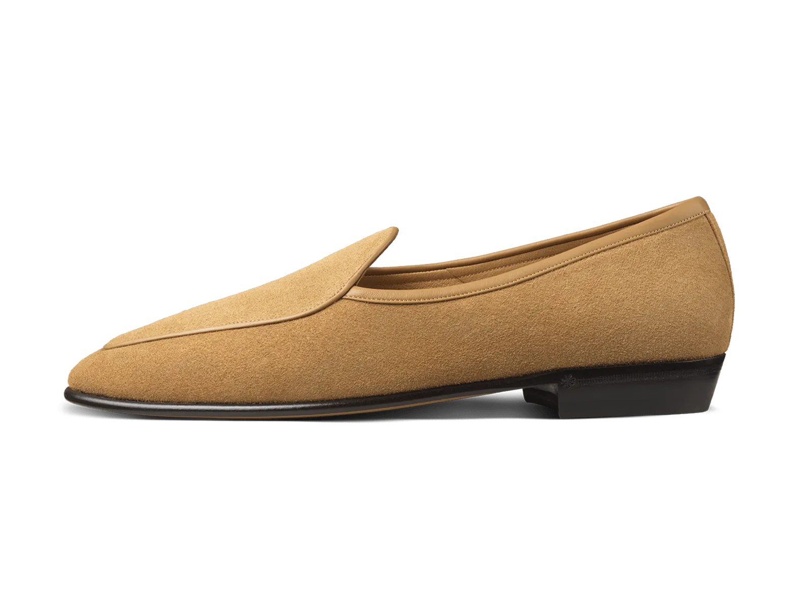 Sagan Classic Loafers in Sahara Asteria Suede with Leather Sole