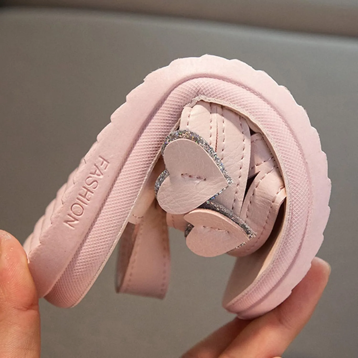 Sandals for Girls Breathable Open Toe Wedding Flower Sandals with Rubber Sole Indoor Outdoor Beautiful Summer Shoes