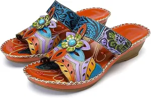 Sandals Women Comfortable Walking Orthopedic Slippers Arch Support Dressy Summer Casual Orthotic Flip Flops Slides
